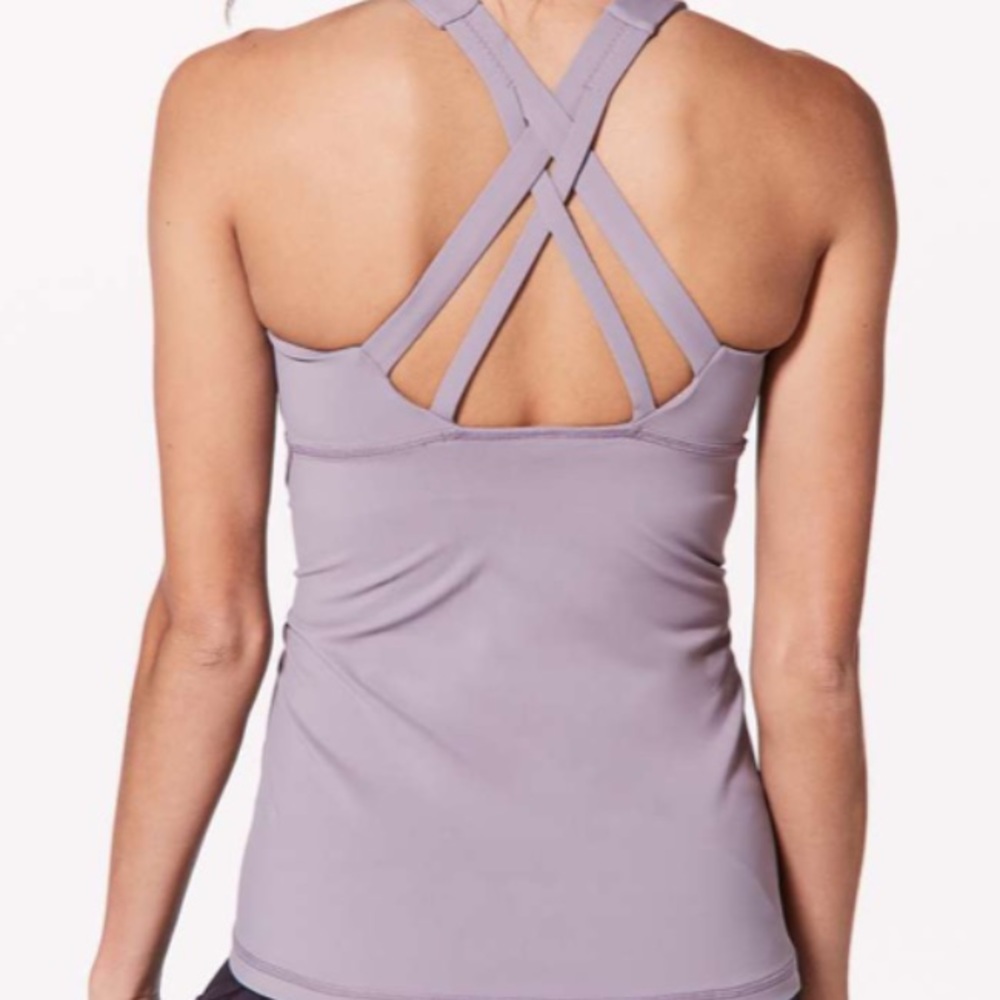 NWT lululemon stash n’ Run tank dusty dawn top 10 - Picture 6 of 7